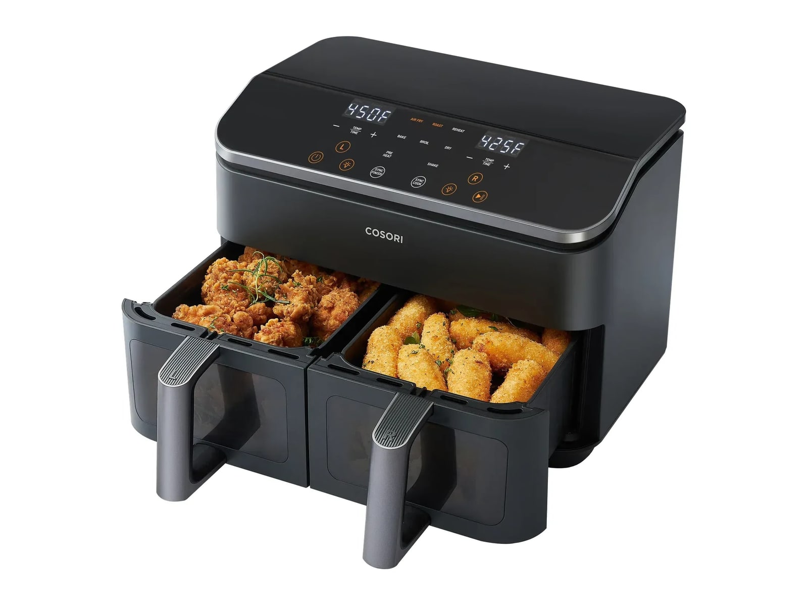 Cosori - 9.0-Quart Dual Basket Air Fryer Air Fryers