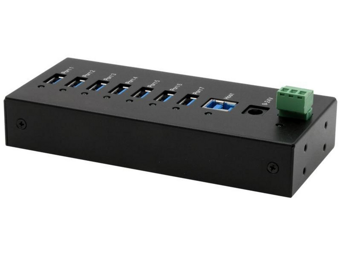 Exsys - EX-11247HMS USB Hubs - Black