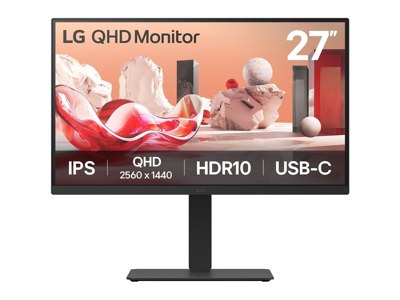 LG - 27" 27BA75QB-B QHD 100Hz Professional Monitors