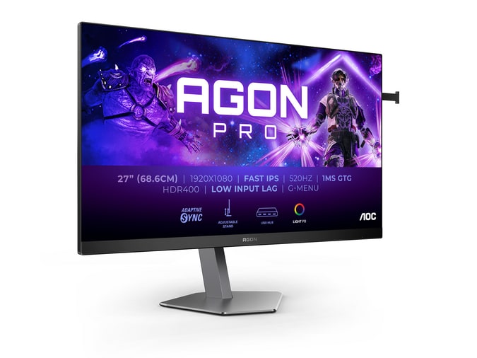 AOC - 27" AG276FK Full HD 520Hz Gaming Monitors (EU)