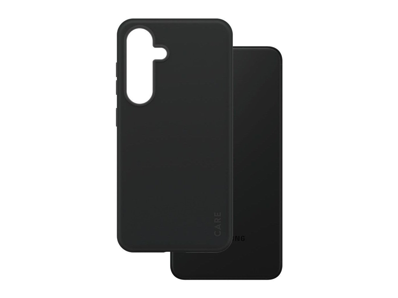 PanzerGlass - CARE Case Black w. Qi Compatible Samsung Galaxy S24