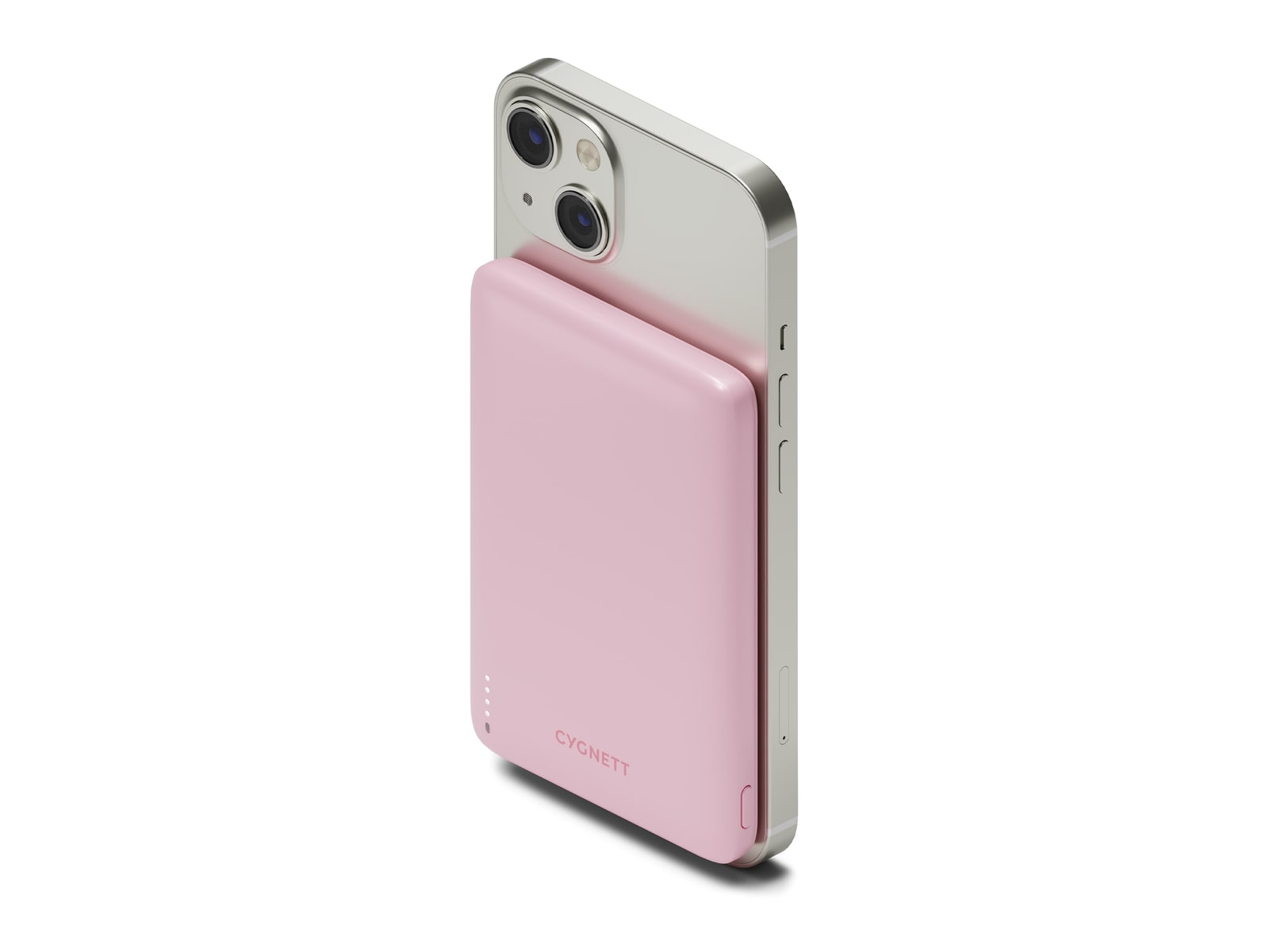 Cygnett - Go Magnetic Wireless Power Bank 5K - Transcendent Pink Power Banks