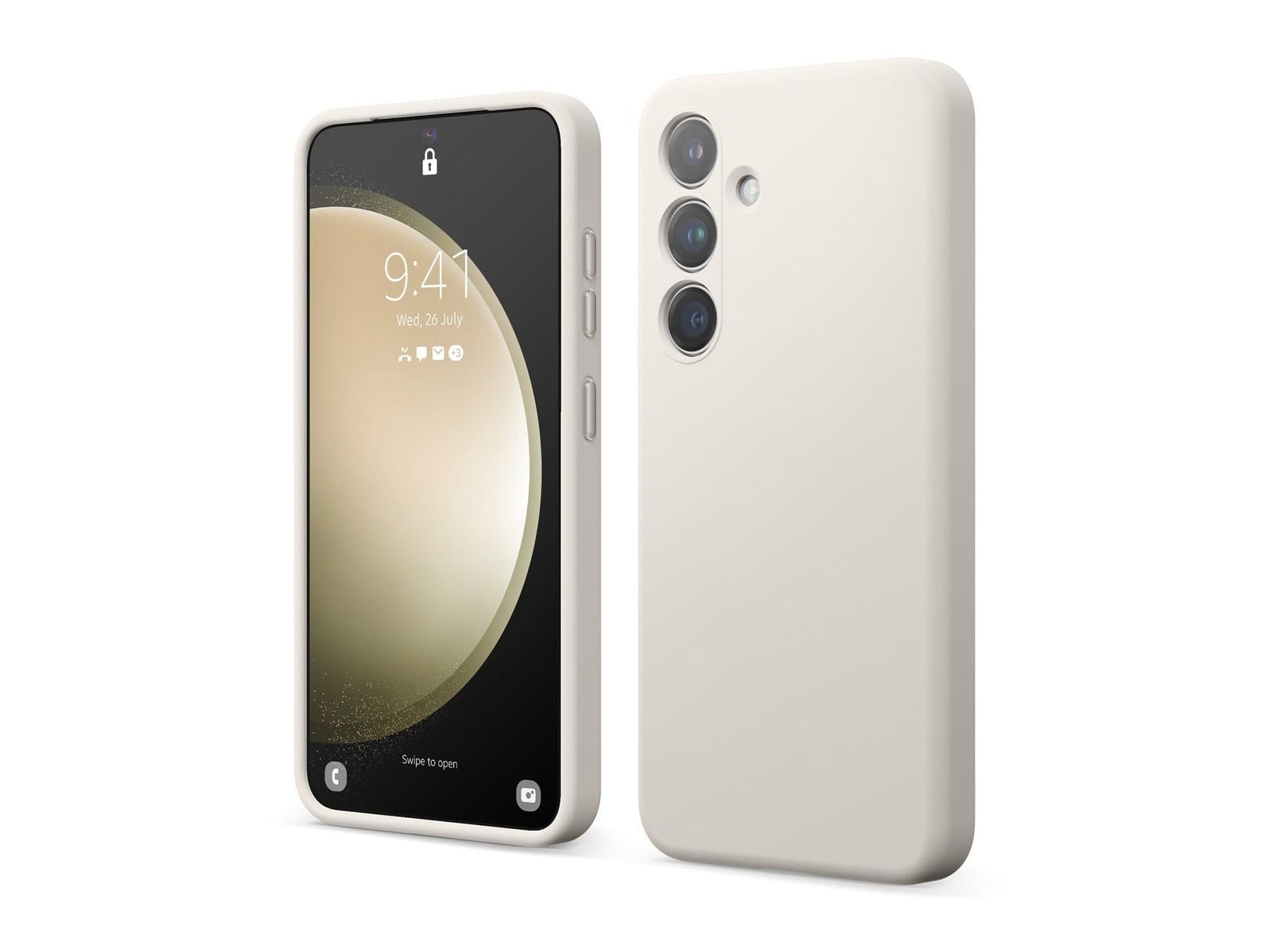 elago - Silicone Case - Galaxy S24 - Stone
