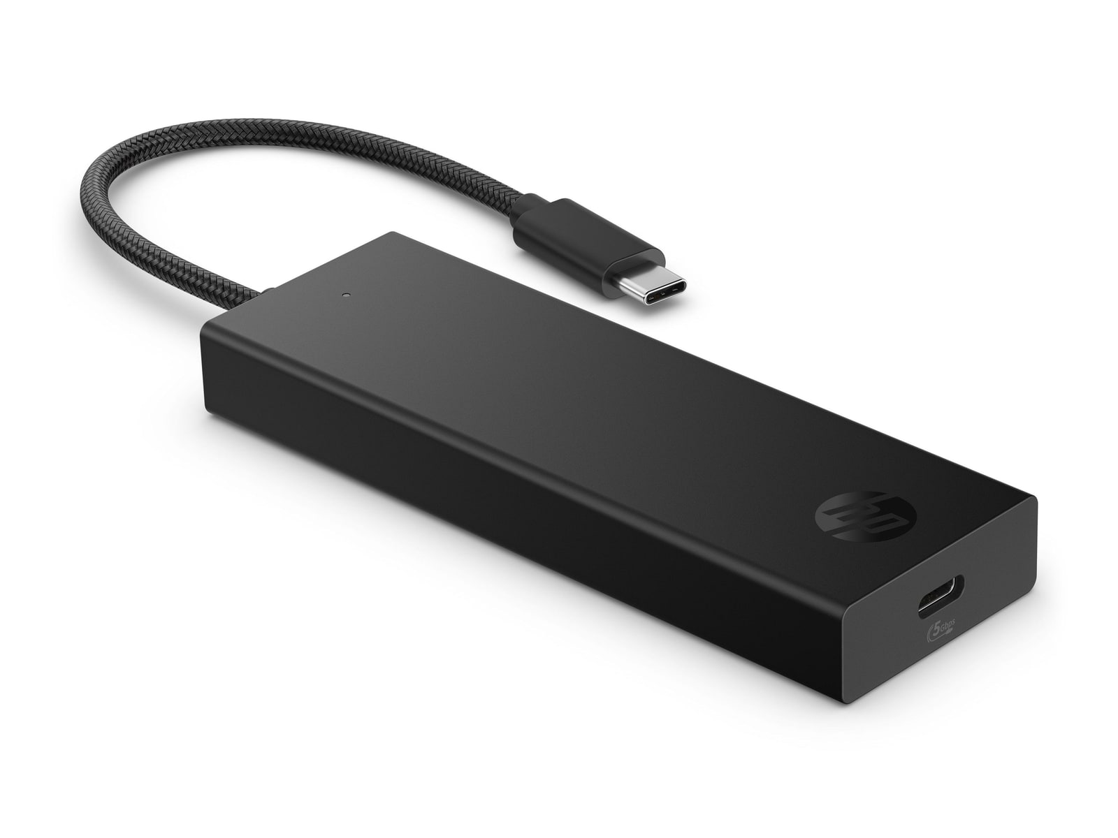 HP - Portable USB-C to HDMI Hub USB Hubs - Black