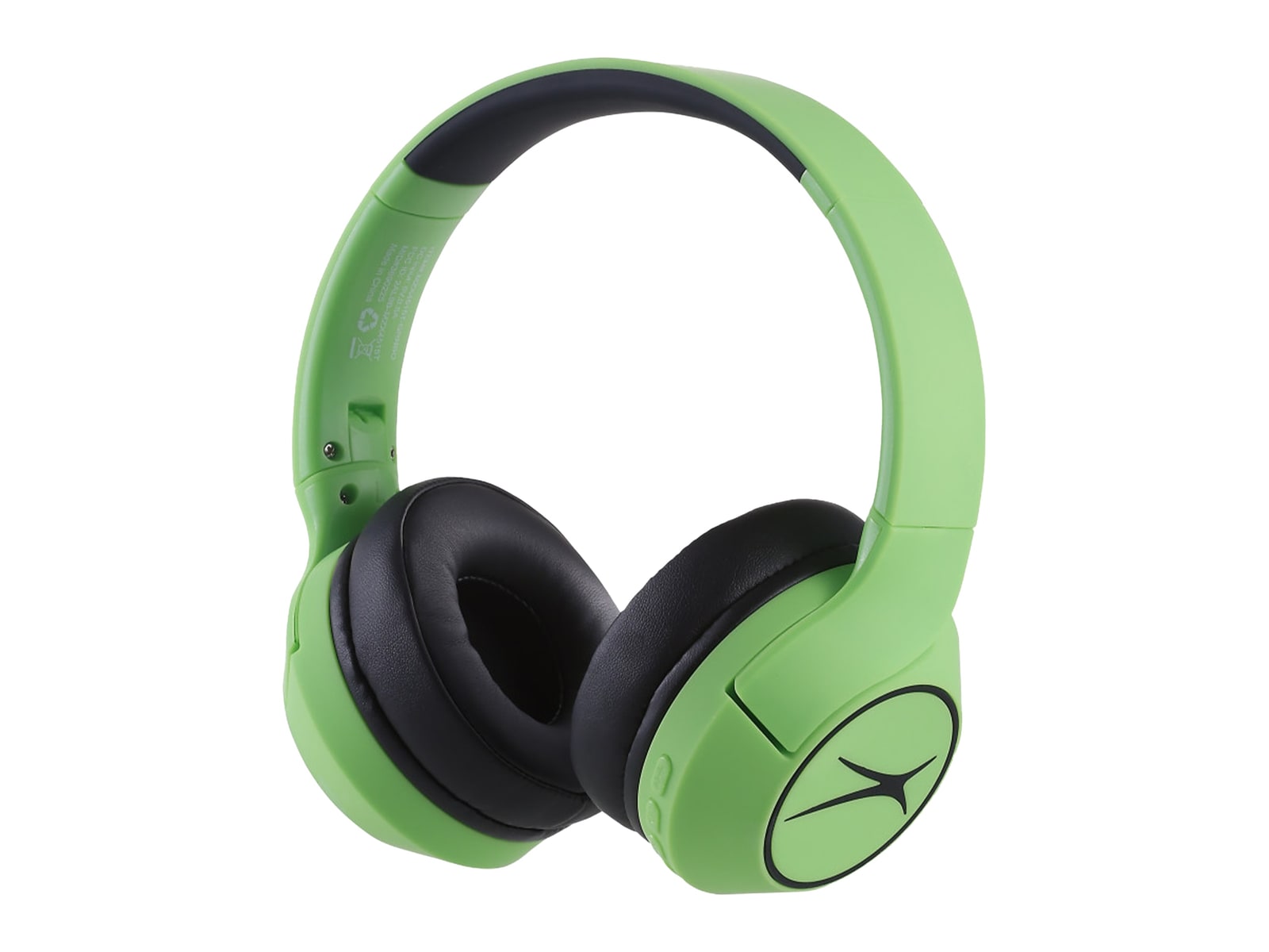 Altec Lansing - Kid Safe Pro ANC Bluetooth Noise Cancelling Headphones - Green/Black