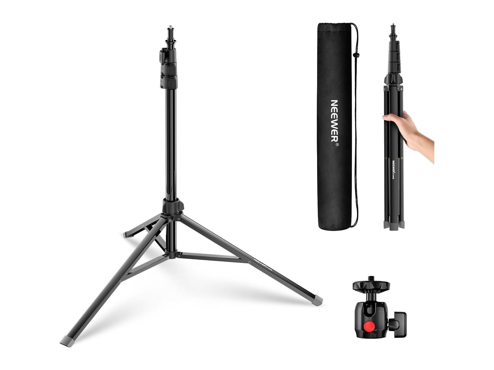 Neewer - ST200B 200cm Photography Light Stand Camera Accessories