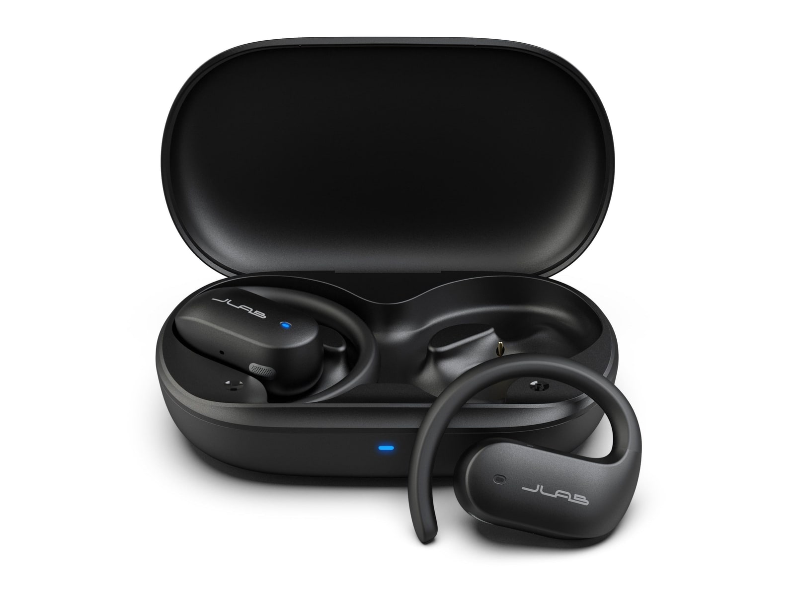 JLab - JBuds Open Sport True Wireless Earbuds - Black