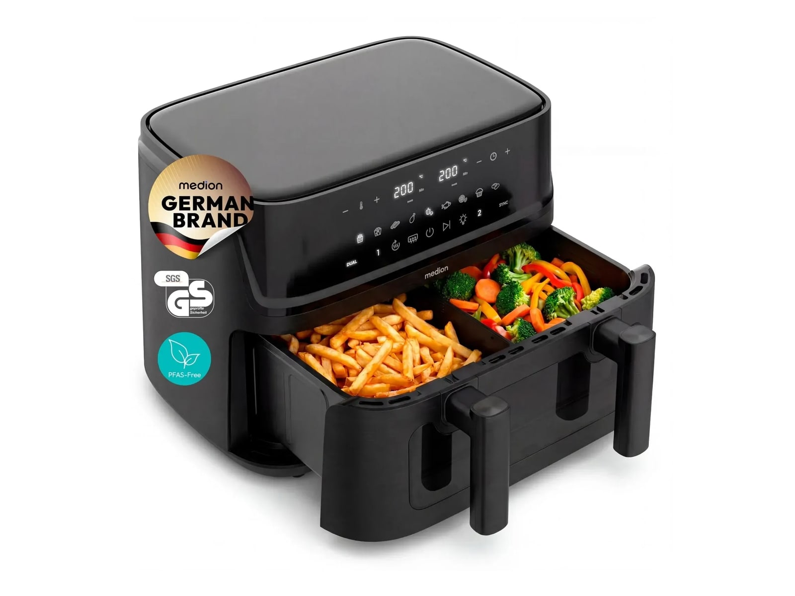 Medion - MD 100057 Black Air Fryers