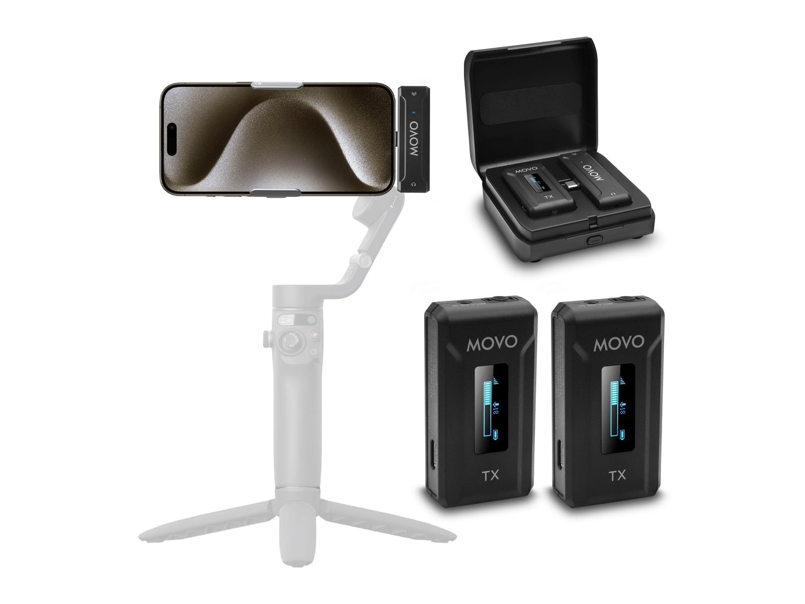 MOVO - WMX-2-C-DUO-IP Microphones