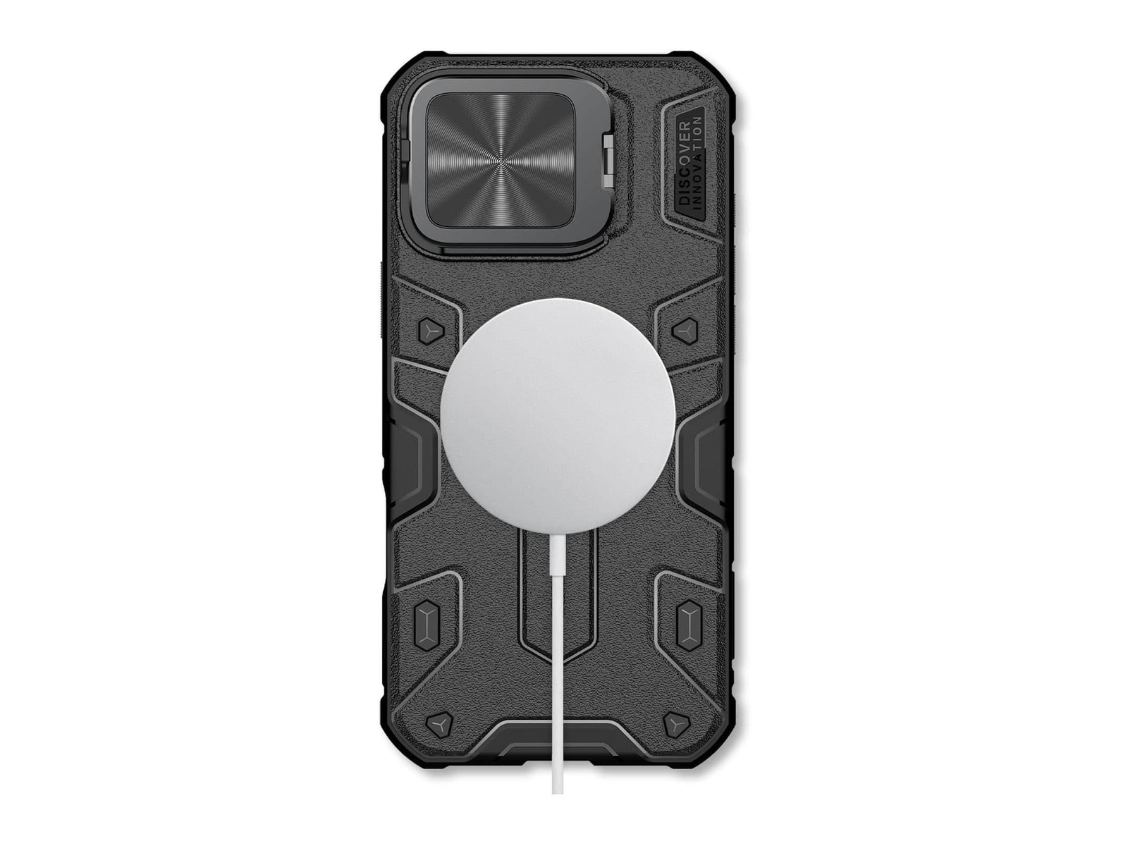 Nillkin - MagSafe Compatible CamShield Armor Prop Case - iPhone 16 Pro Max - Carbon Black