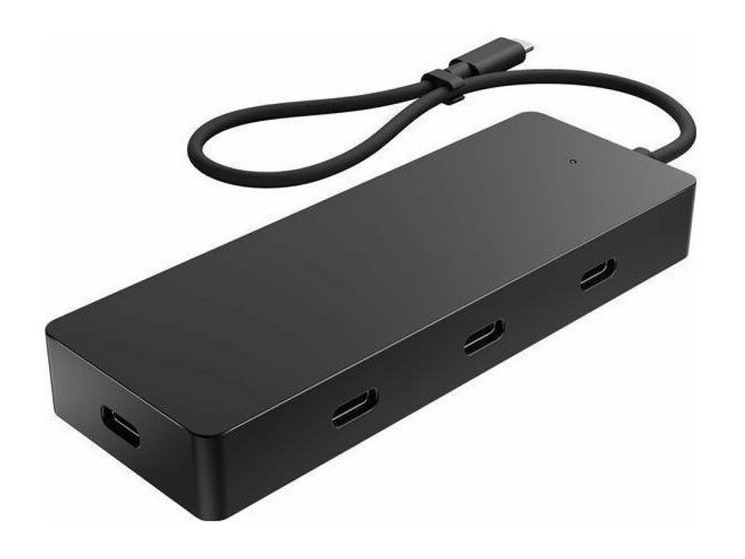 HP - Universal USB-C Multiport Hub USB-C USB Hubs - Black