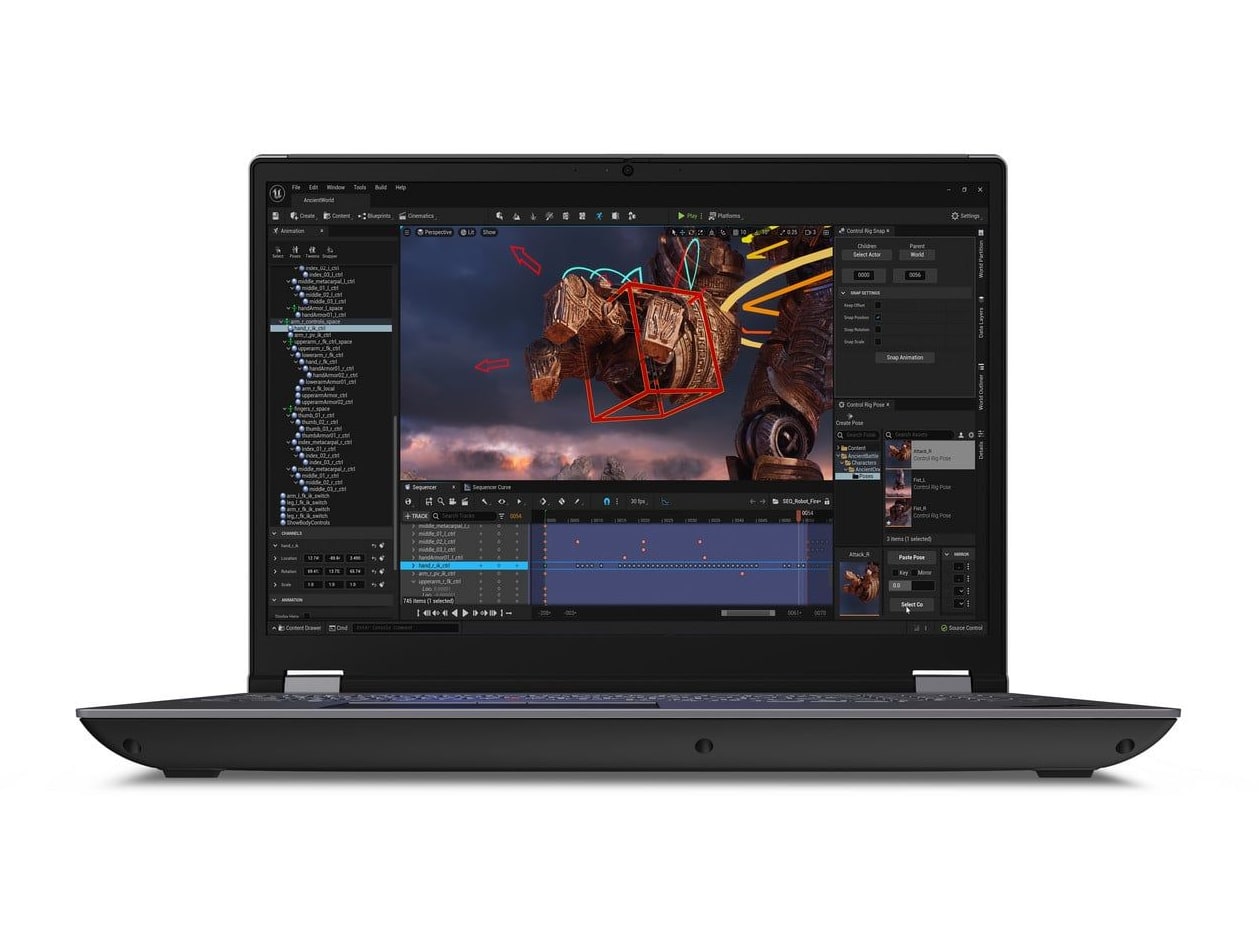 Lenovo - ThinkPad P16 Gen 2 16" - Intel Core i7-14700HX chip - 32GB Memory - 1TB SSD - Black