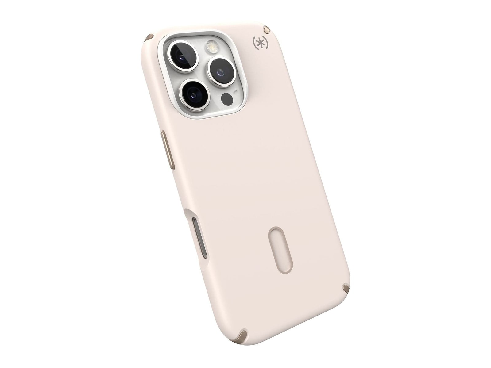 Speck - Presidio2 Pro MagSafe with ClickLock - iPhone 16 Pro - Bleached Bone/Heirloom Gold