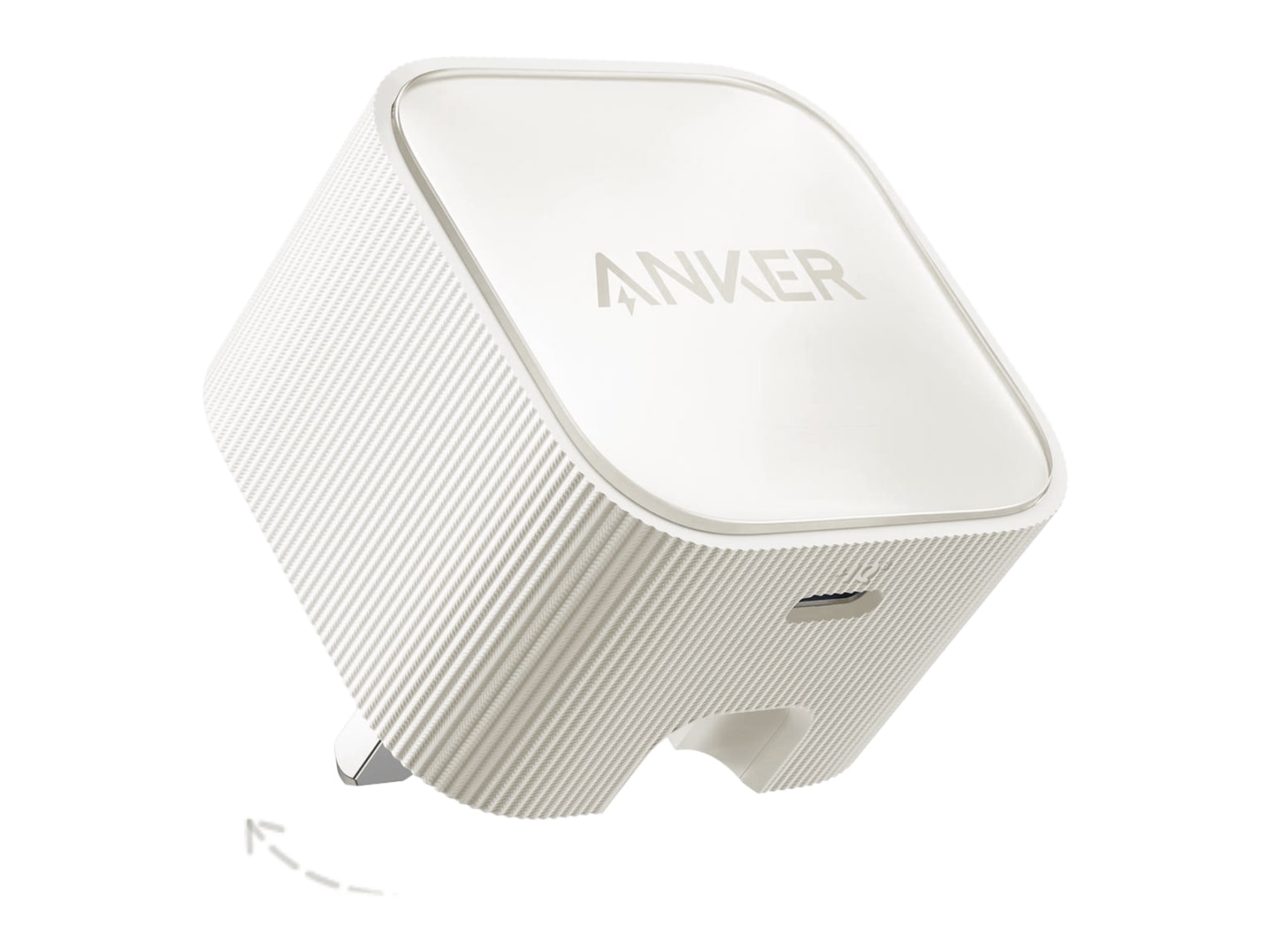 Anker - Nano USB-C Wall Charger (30W) Shell White Wall Chargers