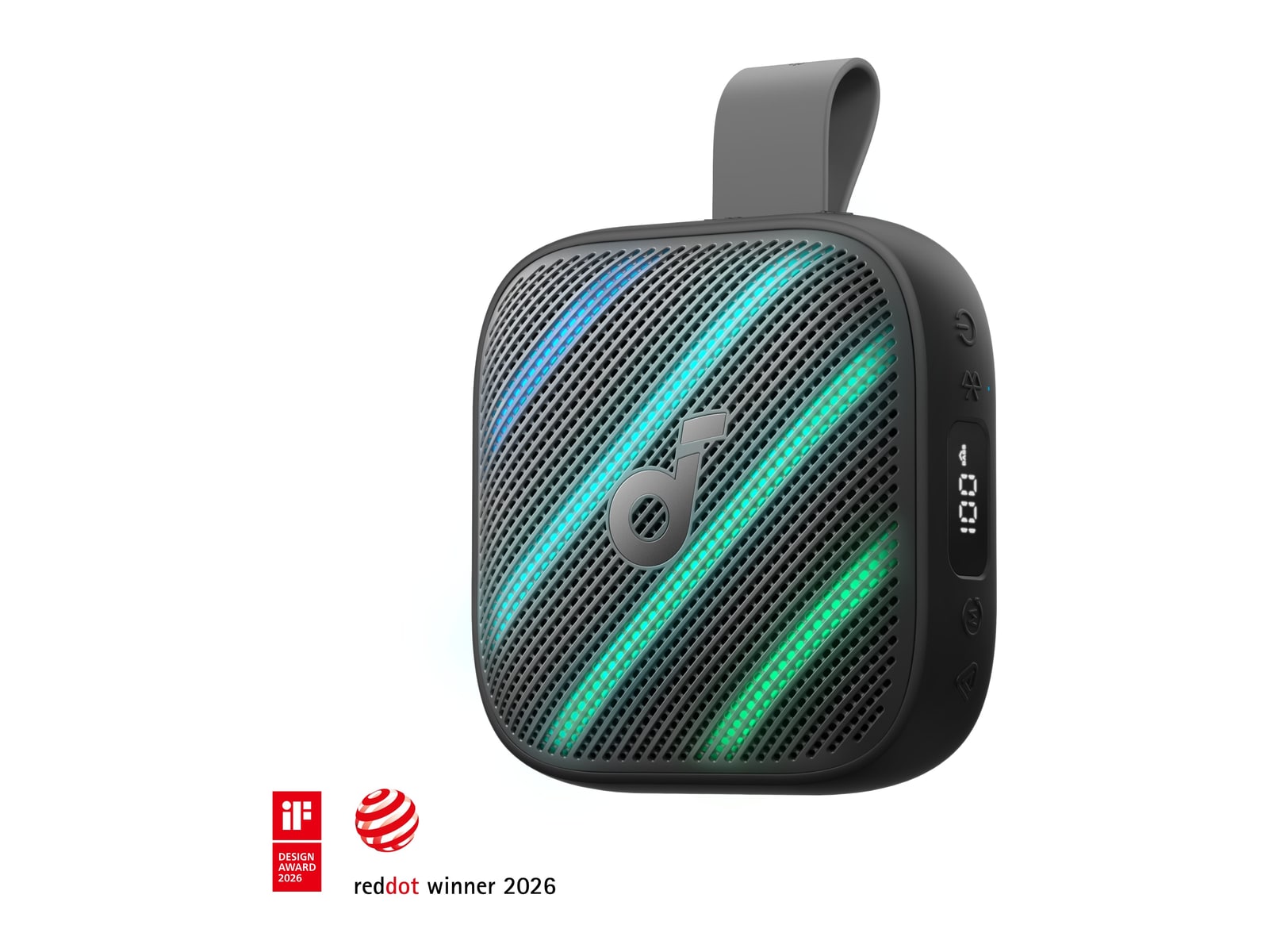 Soundcore - Boom Go 3i Bluetooth Portable Speakers - Midnight Black
