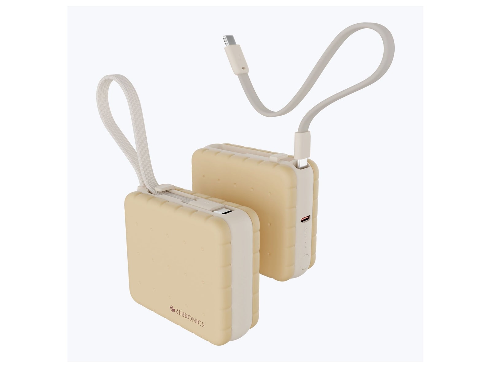 Zebronics - Zeb EnergiTank 10R3 Beige Power Banks