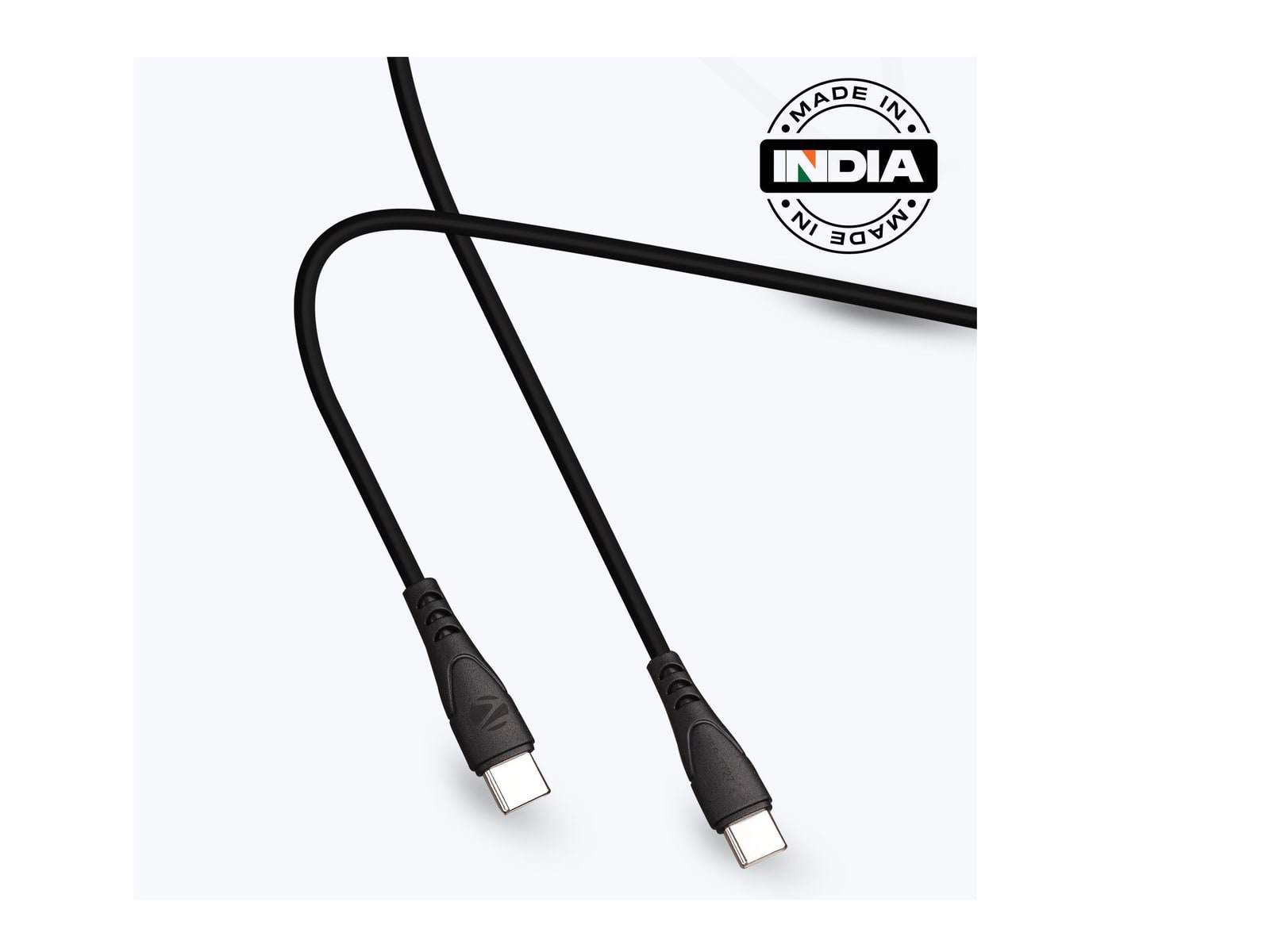 Zebronics - Zeb TT27 Black USB-C Cables