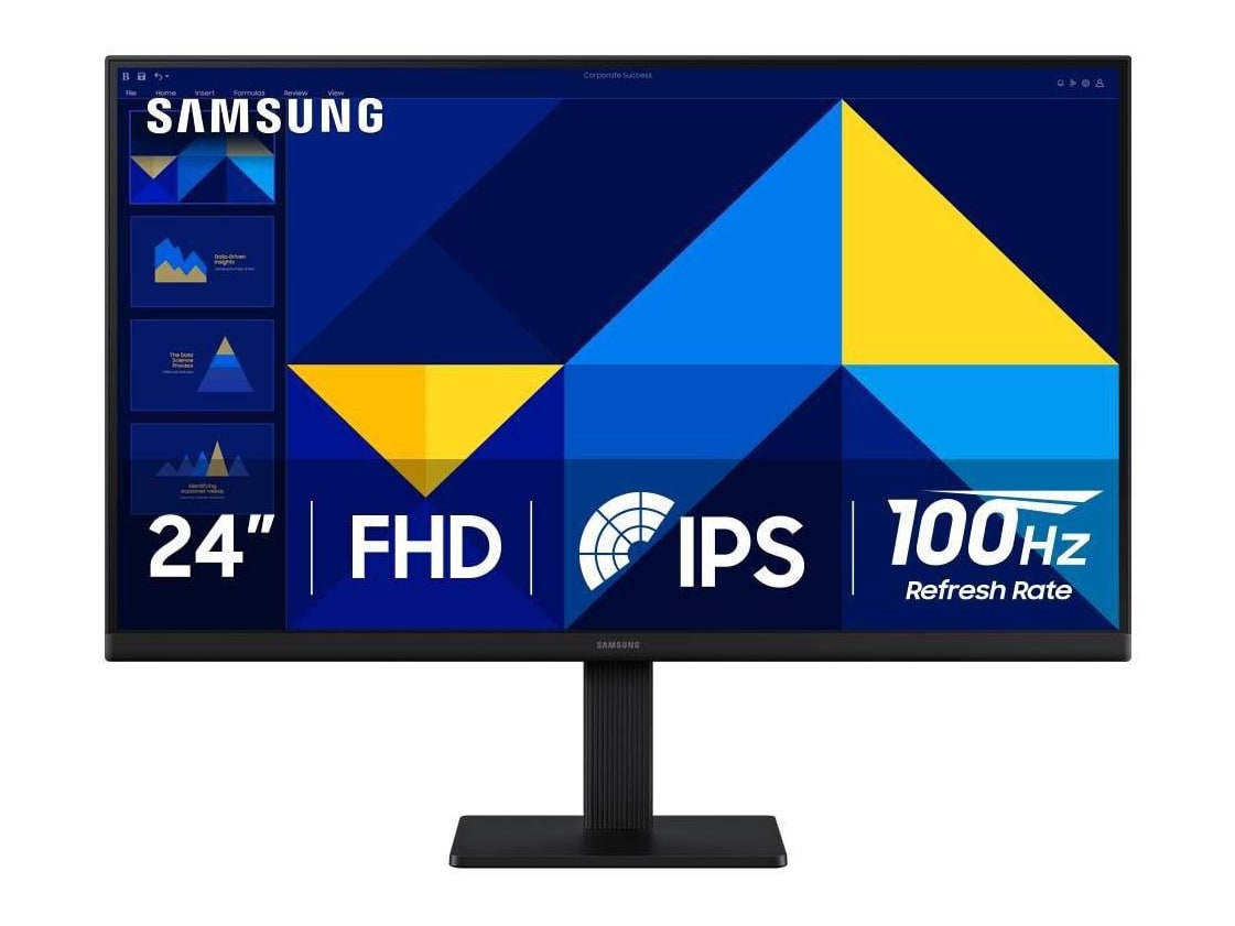Samsung - 24" Essential Monitor S3 S30GD Full HD 100Hz Professional Monitors
