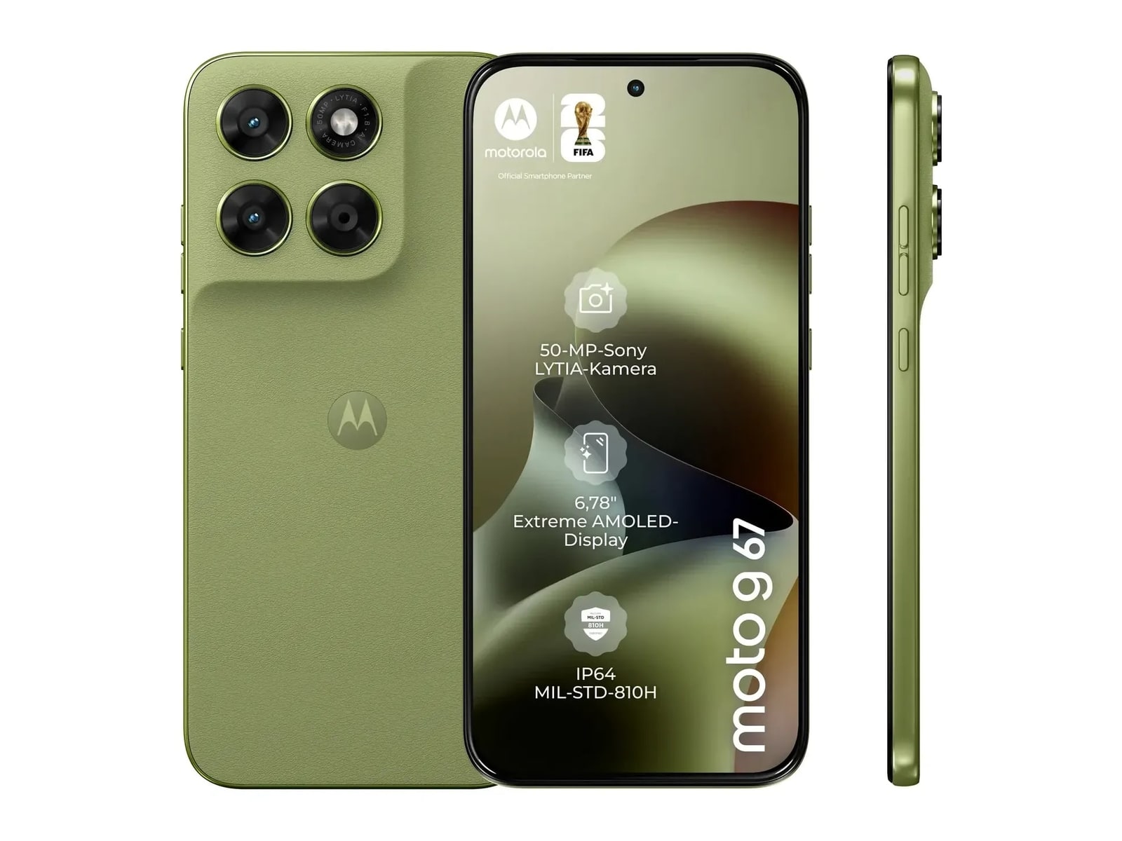 Motorola - Moto G67 5G 256GB - Pantone Nile