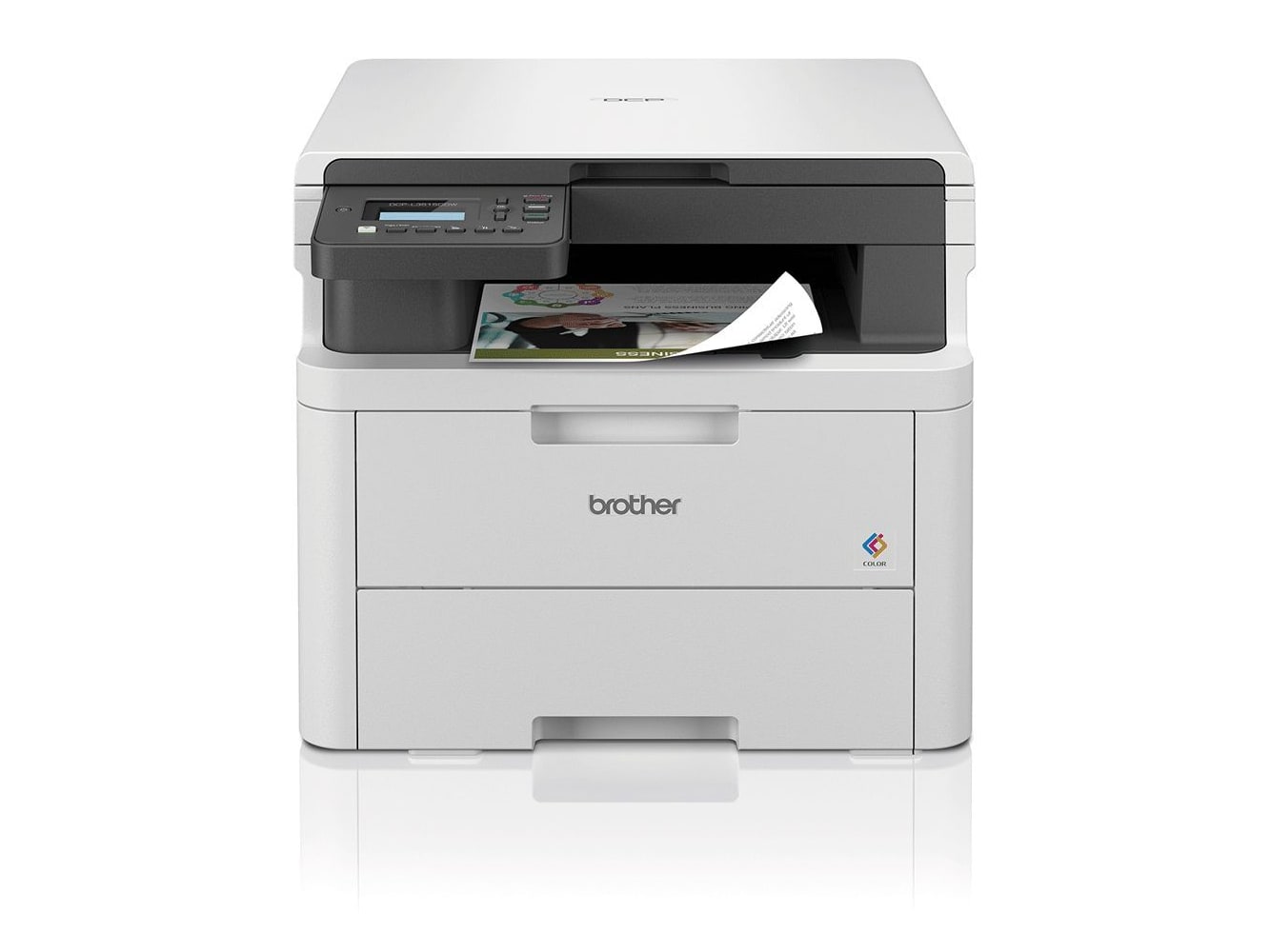 Brother - DCP-L3515CDW Printers - Gray