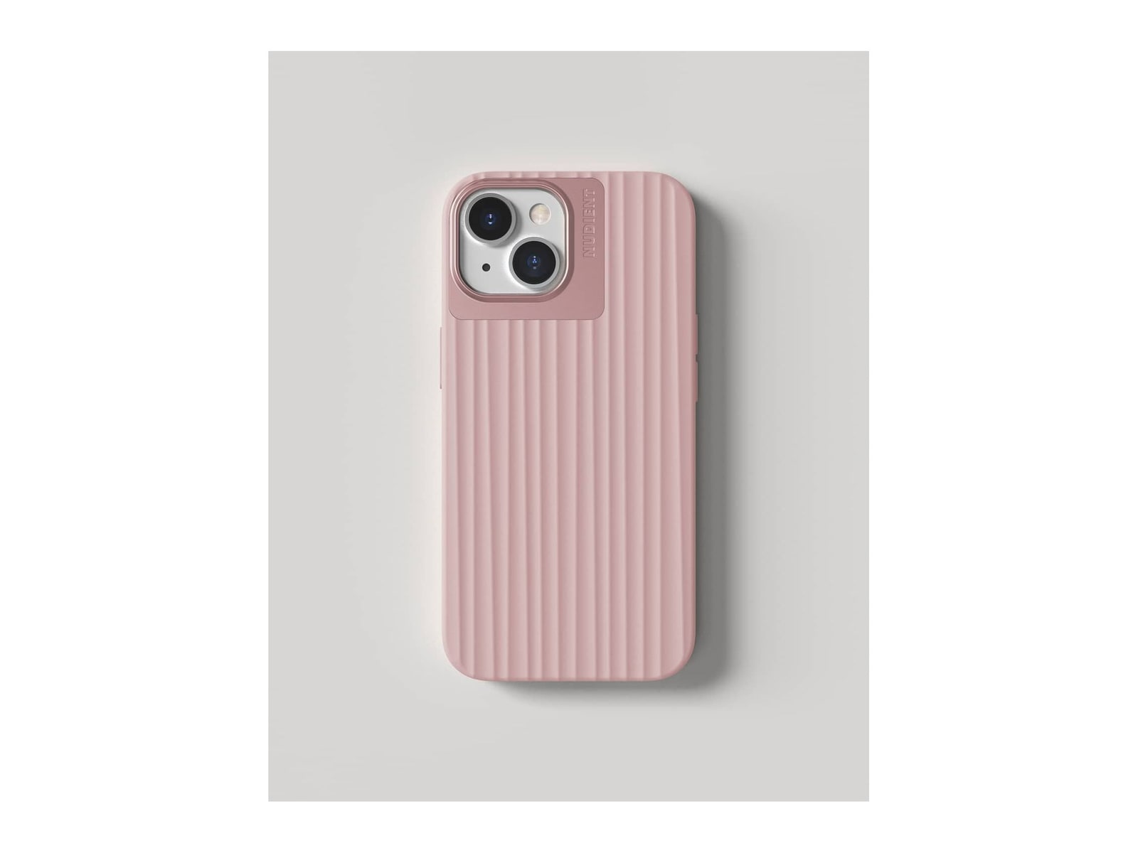 Nudient - Bold Case with MagSafe for iPhone 15 - Dusk Pink