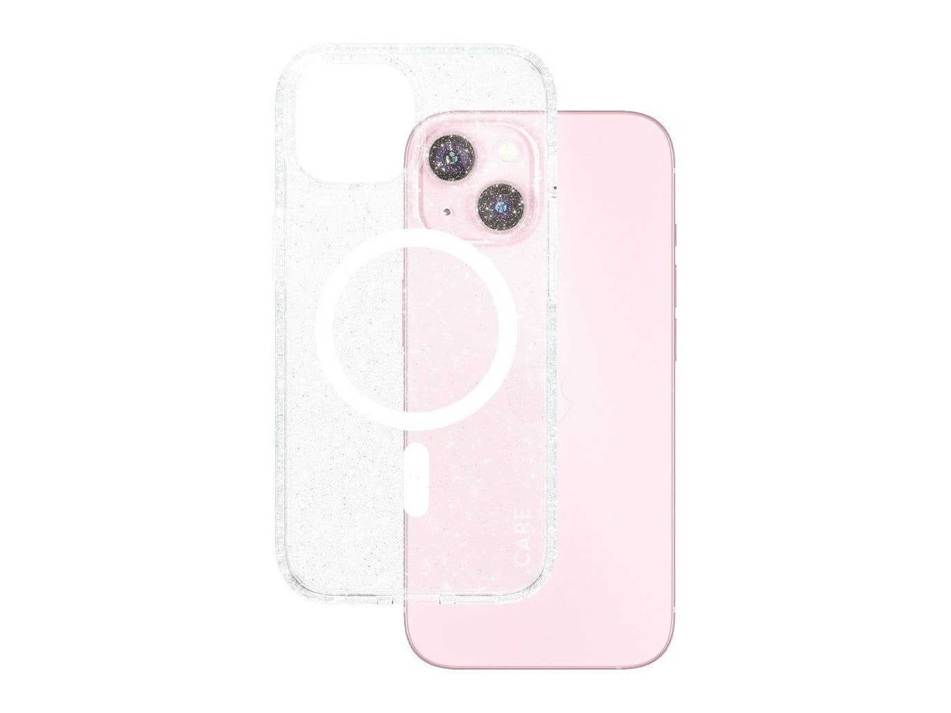 PanzerGlass - CARE Star Lit Case w. White MagSafe iPhone 15