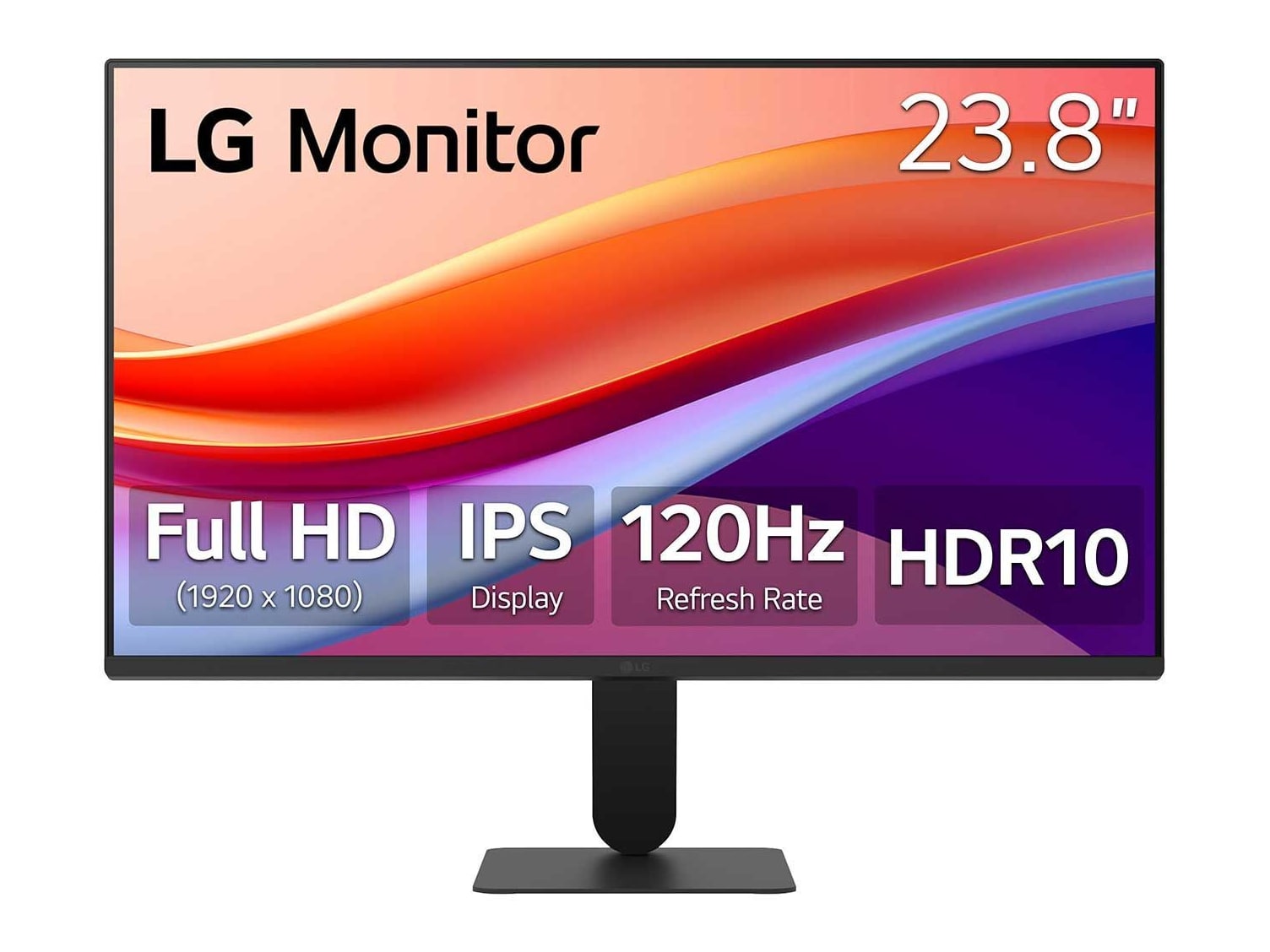 LG - 24 inch 24U411A 1920 x 1080 120Hz Professional Monitors - Black