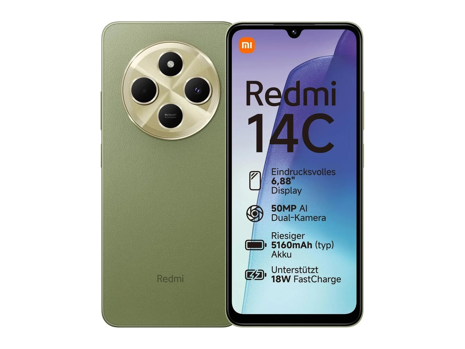 Redmi - 14C 128 GB - Green