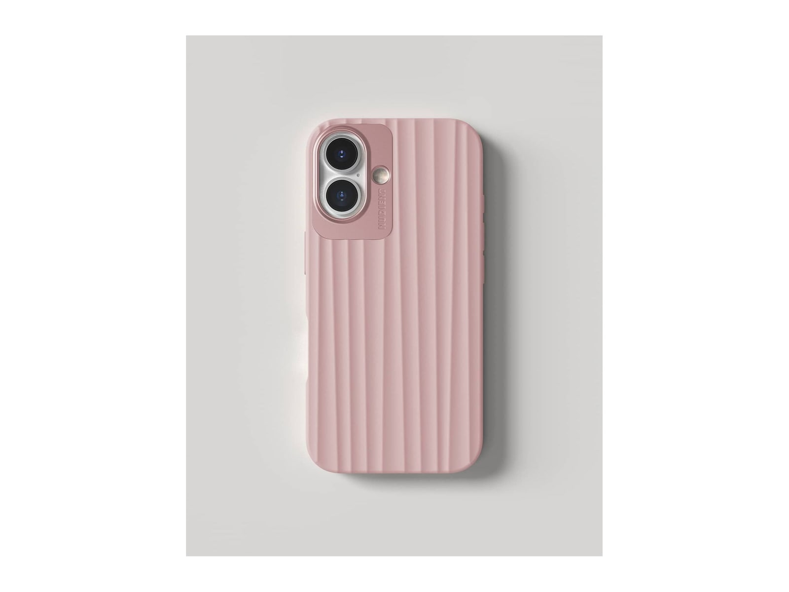 Nudient - Bold Case with MagSafe for iPhone 16 - Dusk Pink