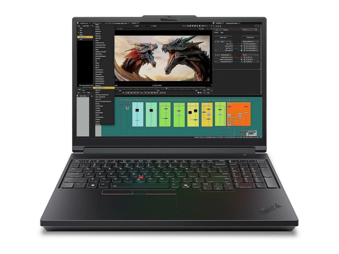 Lenovo - ThinkPad P16 Gen 3 21RQ004YIX 16" - Intel Core Ultra 9 275HX chip - 64GB Memory - 1TB SSD - Black