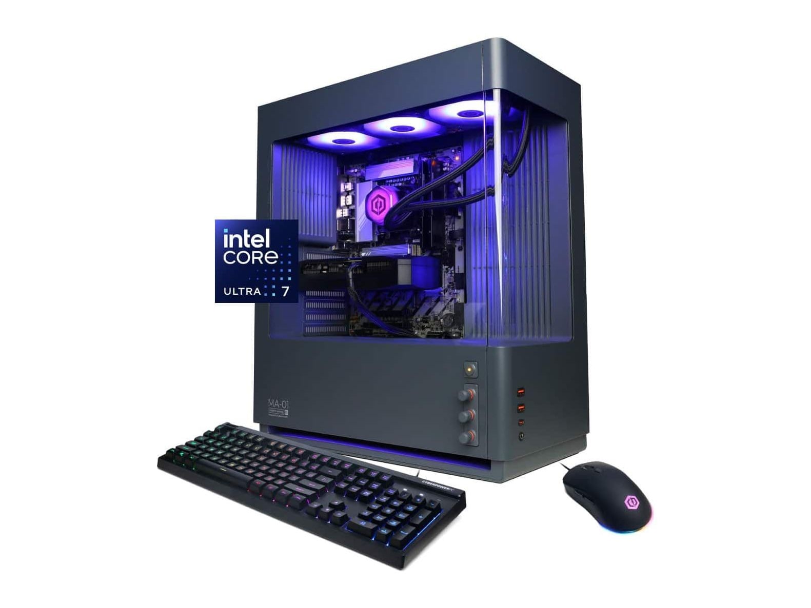 CyberPowerPC - GXi3800BSTV2 - Intel Core Ultra 7 270K Plus chip - 32GB Memory - 2TB SSD - Gray