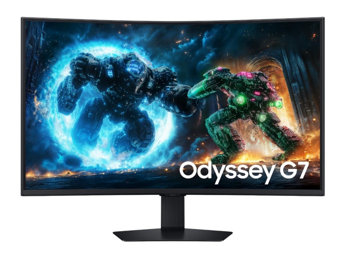 Samsung - 37" Odyssey G7 LS37FG750EUXEN 4K UHD 165Hz Curved Gaming Monitor