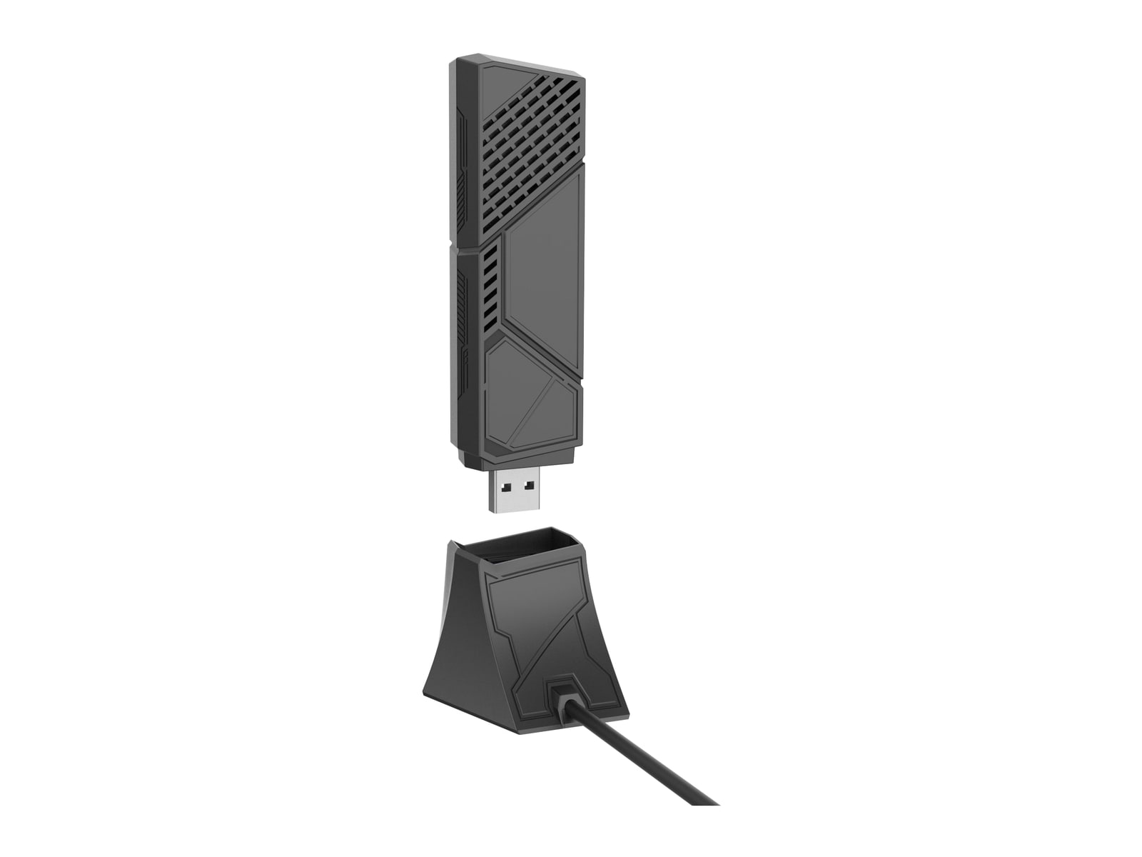 ASUS - ROG USB-BE92 Tri-Band Wi-Fi 7 (802.11be) Network Adapters
