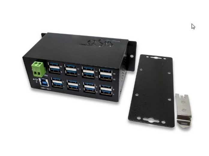 Exsys - EX-1113HMS USB Hubs - Black