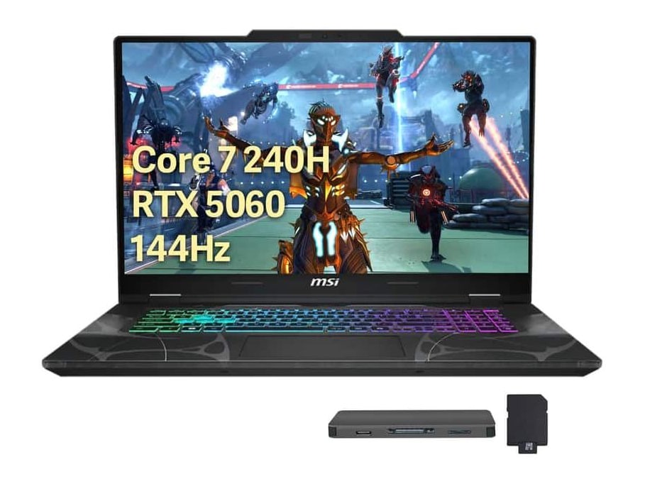 MSI - Cyborg 15 15.6 inch - Intel Core 7 240H chip - 16GB Memory - 512GB SSD