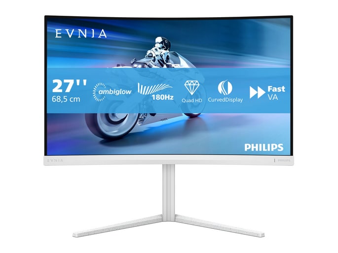 Philips - 27" 27M2C5501 QHD 180Hz Gaming Monitors - White (EU)