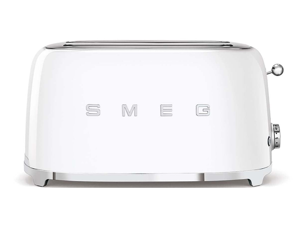 Smeg - 50's Retro Style White 4-Slice Toaster Toasters & Ovens