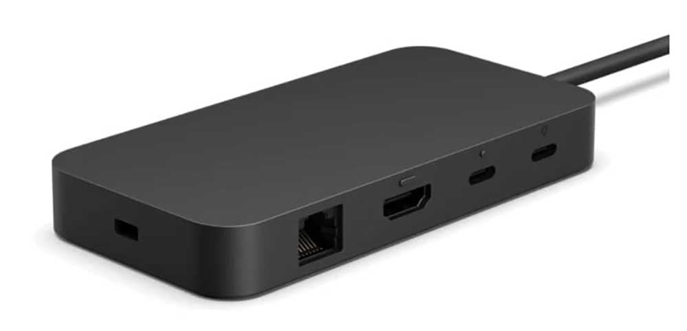 Microsoft - Surface USB4 Dock USB-C Docking Stations - Black