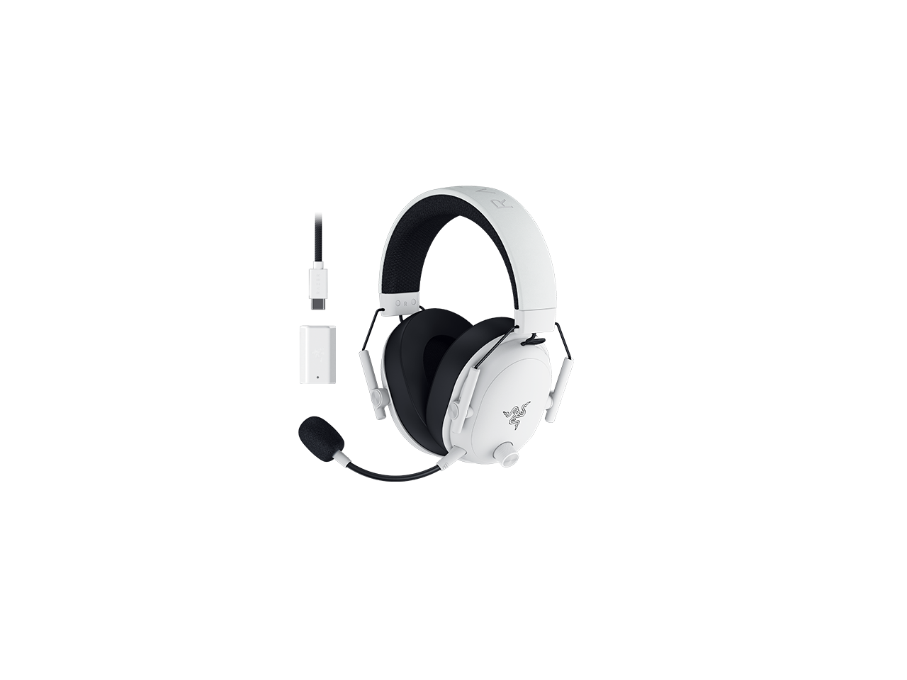 Razer - BlackShark V3 Gaming Headsets - White