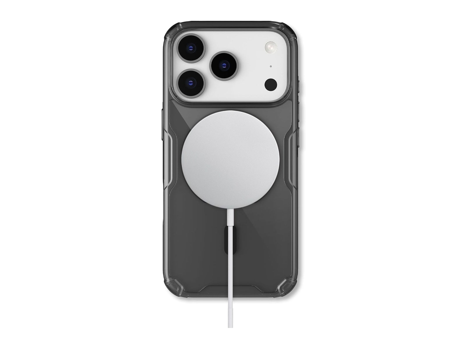 Nillkin - MagSafe Compatible Nature TPU Pro Case - iPhone 17 Pro - Transparent Black
