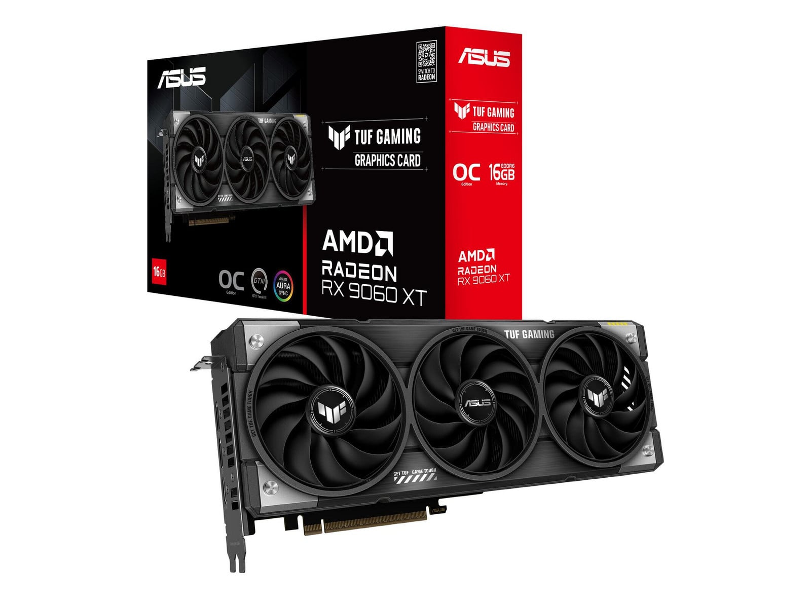 ASUS - TUF Gaming RX 9060 XT OC 16GB Graphics Cards