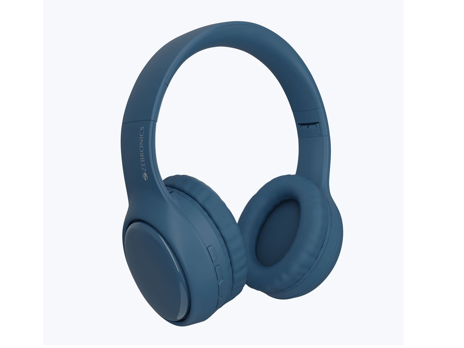 Zebronics - Zeb Paradise Plus Over-Ear Headphones - Blue