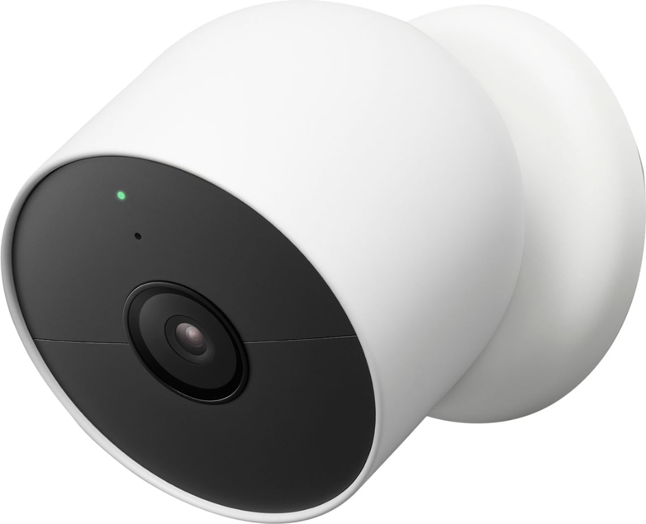 Google - Nest Cam Indoor/Outdoor Security Camera (Battery) Security Cameras - Snow