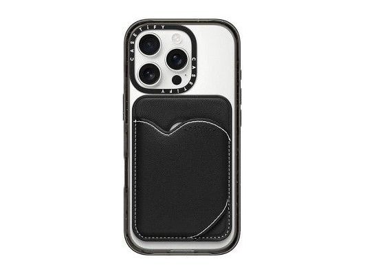 CASETiFY - Snappy Heart Wallet Stand - Black