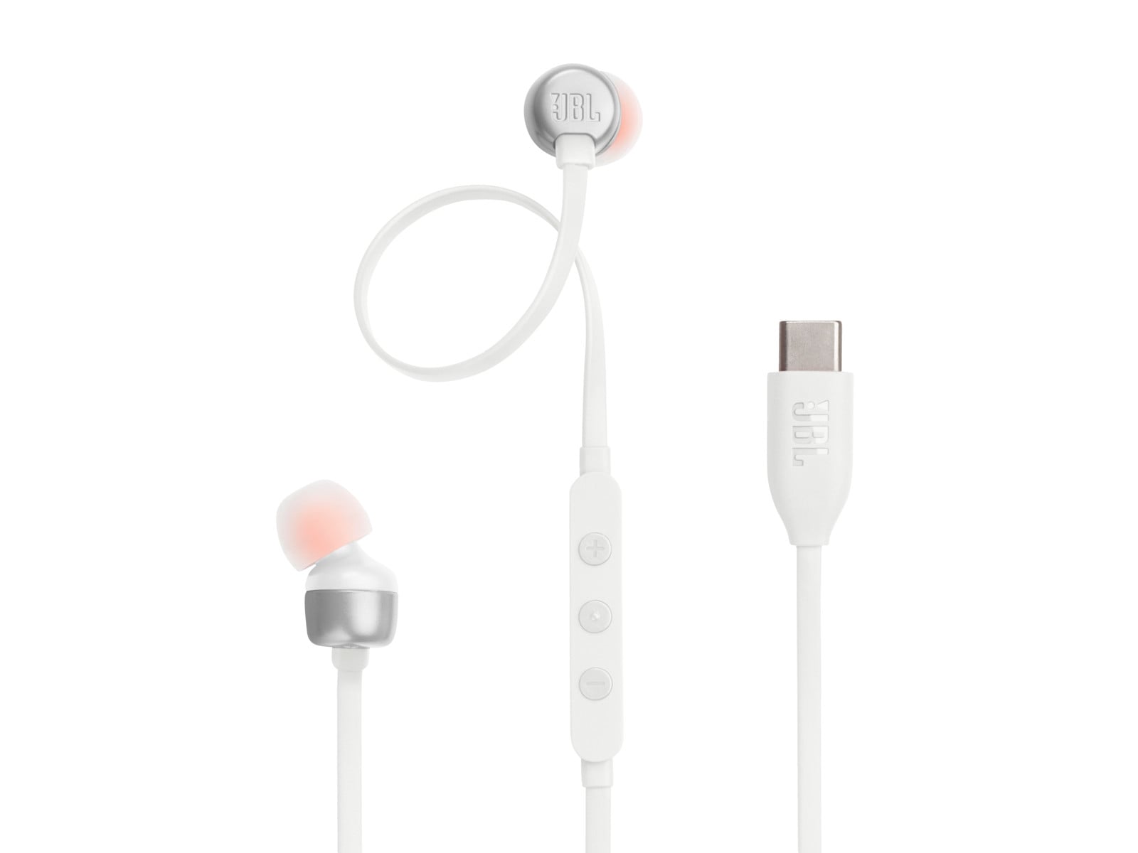 JBL - Tune 310C In-Ear Headphones - White