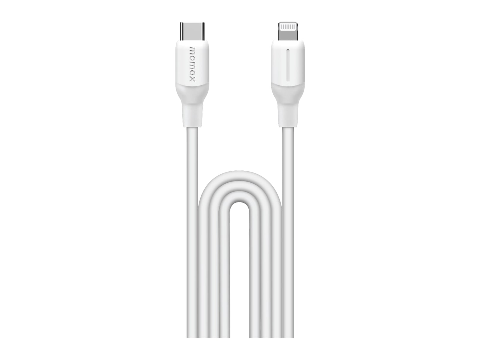 MOMAX - 1-Link Flow LC USB-C to Lightning Cable 1.2m White USB-C Cables