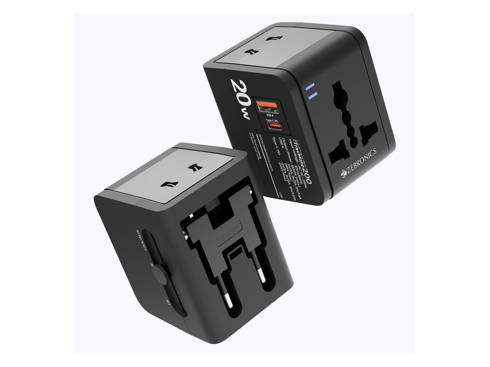 Zebronics - Zeb Travmate 200 Wall Chargers