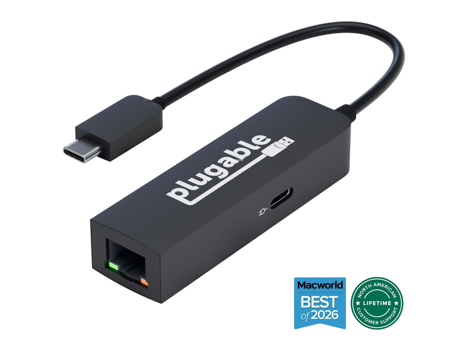 Plugable - USB-C to 2.5 Gbps Ethernet Adapter Network Adapters