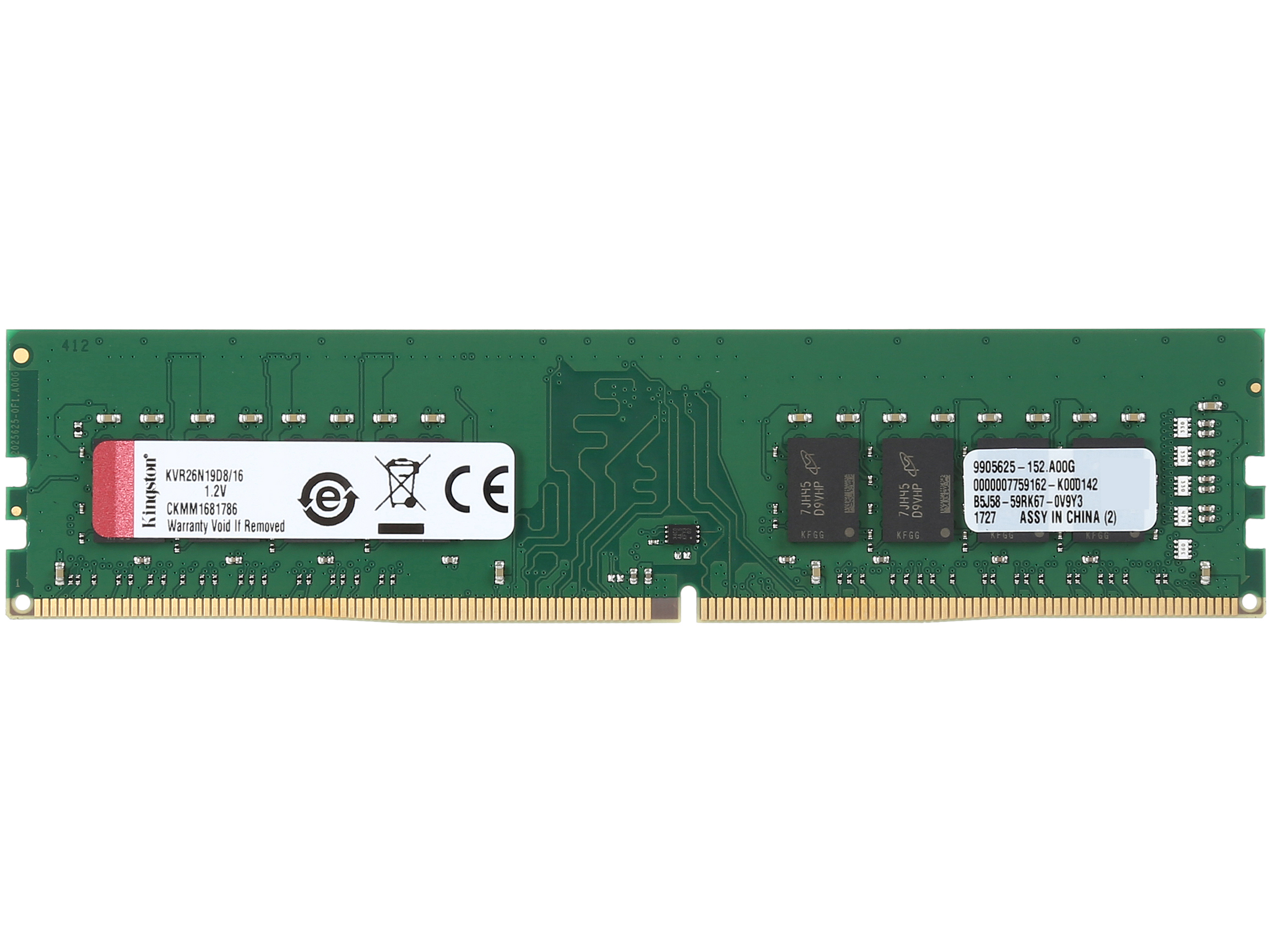Kingston - ValueRAM 16GB DDR4 2666 CL19 DIMM Memory (RAM)
