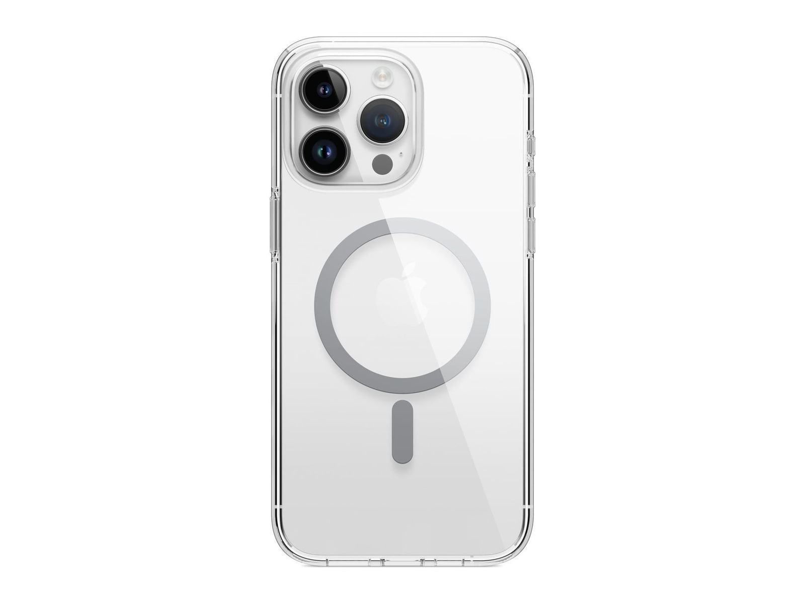 elago - MagSafe Hybrid Clear Case - iPhone 15 Pro Max - Medium Grey